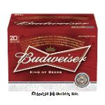 Budweiser Beer 12 Oz Stock & St. Louis Cardinals Center Front Picture