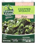Green Giant Steamers chopped spinach, plain Center Front Picture