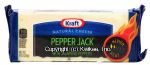 Kraft Natural Cheese monterey jack cheese with jalapeno peppers cheese block, medium heat Center Front Picture