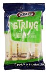 Kraft  mozzarella string cheese, 12 individually wrapped snacks Center Front Picture