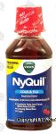 Vicks NyQuil cold & flu nighttime relief, cherry Center Front Picture