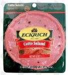 Eckrich  cotto salami Center Front Picture