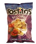 Tostitos Scoops bowl shaped 100% white corn tortilla chips Center Front Picture