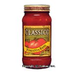 Classico Pasta Sauce Tomato & Basil Center Front Picture
