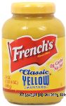 French's  classic yellow mustard Center Front Picture