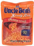 Uncle Ben's Ready Rice spanish style rice, microwave in the pouch Center Front Picture