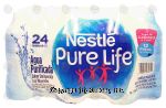 Nestle Pure Life purified water, 1/2-liter plastic bottles Center Front Picture