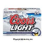 Coors Light Beer 12 Oz Cans Center Front Picture