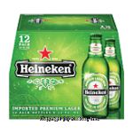 Heineken Lager Beer 12 Oz Center Front Picture