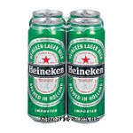 Heineken Lager Beer 16 Oz Center Front Picture