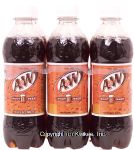 A & W  root beer, 6-pack 1/2 liter bottles Center Front Picture