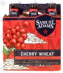 Sam Adams Cherry Wheat crisp & slightly sweet beer, 12-fl. oz., 5.3% alc. by vol. Center Front Picture