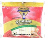Dutch Farms Natural string cheese sticks mozzarella cheese, 24-individually wrapped Center Front Picture