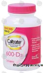 Caltrate&nbsp;for Bone & Colon Health&nbsp;600+d, calcium supplement Center Front Picture