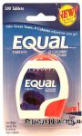 Equal&nbsp;&nbsp;0 calorie sweetener tablets, easy squeeze trigger dispenser Center Front Picture