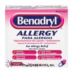 Benadryl&nbsp;Allergy Medicine&nbsp;Kapseals Center Front Picture