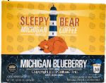 Sleepy Bear Michigan Coffee  michigan blueberry light roast coffee, 30 ct., box Center Front Picture