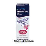 Bausch & Lomb Sensitive Eyes&nbsp;Saline Solution&nbsp;Plus w/Potassium Center Front Picture