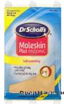 Dr Scholl's&nbsp;&nbsp;moleskin plus padding, cut to any size strips 4 5/8 x 3 3/8 inch Center Front Picture