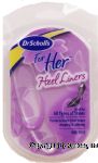 Dr Scholl's&nbsp;For Her&nbsp;heel liners, protects heels from shoes slipping & rubbing Center Front Picture