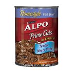 ALPO Wet&nbsp;Dog Food&nbsp;Prime Cuts In Gravy w/Beef Center Front Picture