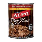 ALPO Wet&nbsp;Chop House&nbsp;beef tenderloin flavor dog food in gourmet gravy Center Front Picture