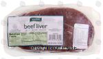 Spartan  beef liver, sliced, skinned, deveined Center Front Picture