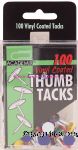 Academix&nbsp;&nbsp;vinyl coated thumb tacks Center Front Picture