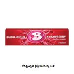 Bubblicious&nbsp;Bubble Gum&nbsp;Strawberry Splash 5 Pieces Center Front Picture
