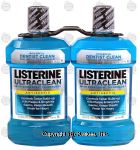 Listerine Ultra Clean antiseptic cool mint mouthwash, each bottle is 1.5-liter Center Front Picture