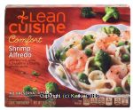 Stouffer's&nbsp;Lean Cuisine&nbsp;comfort; shrimp alfredo with broccoli, peaqs & linguine in a creamy alfredo sauce Center Front Picture