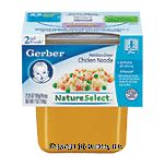 Gerber  chicken noodle nutritious dinner baby food, stage 2, 2-pack Center Front Picture