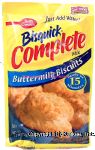 Bisquick&nbsp;Complete&nbsp;buttermilk biscuits mix Center Front Picture