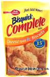 Bisquick&nbsp;Complete Biscuit Mix&nbsp;cheese garlic biscuits mix Center Front Picture