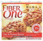 Fiber One&nbsp;&nbsp;oats & peanut butter chewy granola bars Center Front Picture