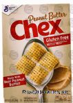 Chex  peanut butter sweetened corn cereal with real peanut butter, box Center Front Picture