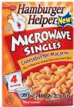Betty Crocker&nbsp;Hamburger Helper&nbsp;Microwave Singles, cheeseburger macaroni, 4 servings, meat included Center Front Picture