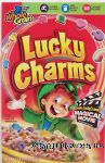 General Mills Lucky Charms frosted toasted oat cereal with marshmallows Center Front Picture