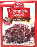 Betty Crocker&nbsp;Complete Desserts&nbsp;triple chocolate hot fudge cake with fudge & drizzle topping Center Front Picture