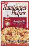 Betty Crocker&nbsp;Hamburger Helper&nbsp;stroganoff: pasta and creamy sauce mix, makes 5 1-cup servings Center Front Picture