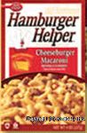 Betty Crocker&nbsp;Hamburger Helper&nbsp;cheeseburger macaroni: pasta and cheese sauce mix, add hamburger Center Front Picture