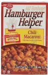 Betty Crocker&nbsp;Hamburger Helper&nbsp;chili macaroni: pasta and tomato sauce mix with chili seasoning makes 5 1-cup servings Center Front Picture