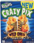 Betty Crocker&nbsp;Fruit Roll-Ups&nbsp;crazy pix, fruit flavored snacks, wild ones blastin' berry Center Front Picture