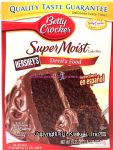Betty Crocker&nbsp;Super Moist&nbsp;devil's food cake mix, made with hershey's dutch cocoa Center Front Picture