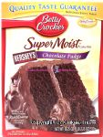 Betty Crocker&nbsp;Super Moist&nbsp;chocolate fudge cake mix Center Front Picture