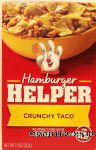 Betty Crocker&nbsp;Hamburger Helper&nbsp;crunchy taco; sauce mix, corn chips, rice & cheese topping mix, 5 1-cup servings add hamburger Center Front Picture