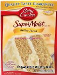 Betty Crocker&nbsp;Super Moist&nbsp;butter pecan cake mix, now with 1 cup of pudding Center Front Picture
