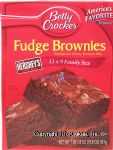 Betty Crocker&nbsp;&nbsp;fudge brownie traditional chewy mix, 13 x 9 family size Center Front Picture