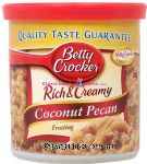 Betty Crocker&nbsp;Rich & Creamy&nbsp;coconut pecan frosting Center Front Picture