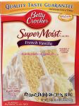 Betty Crocker&nbsp;Super Moist&nbsp;french vanilla cake mix, now with 1 cup of pudding Center Front Picture